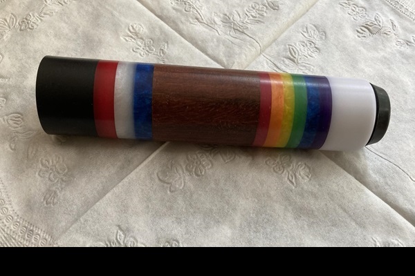 4" for a Palmer with Pride colored rings